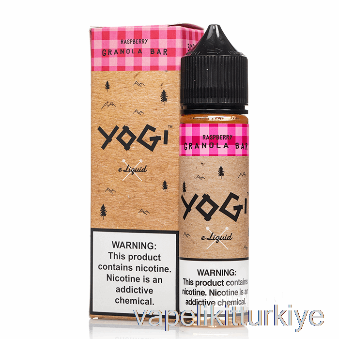 Vape Türkiye Ahududu Granola Bar - Yogi E-likit - 60ml 3mg